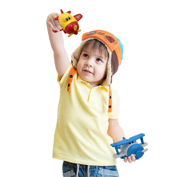 Airplane Toys for Toddlers - 4 Airplanes Toy Travel Set for Boys and Girls