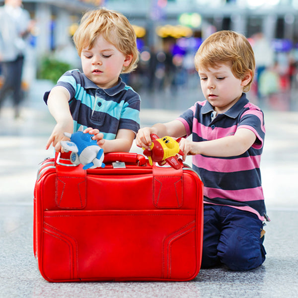 Airplane Toys for Toddlers - 4 Airplanes Toy Travel Set for Boys and Girls