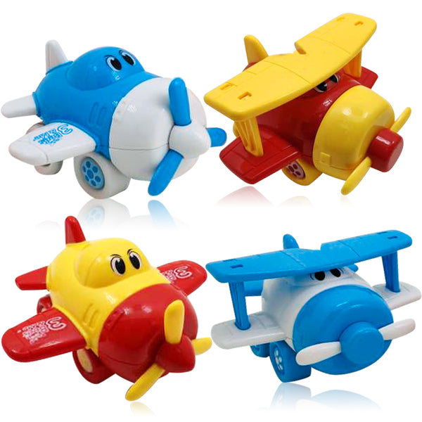 Airplane Toys for Toddlers - 4 Airplanes Toy Travel Set for Boys and Girls